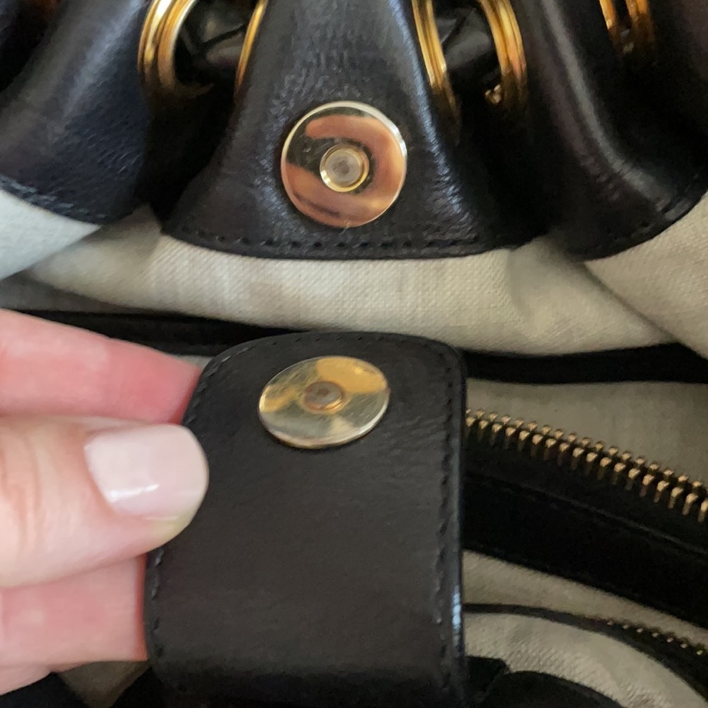 Michael Kors Collection Handbag in Black Leather - Picture 13 of 17